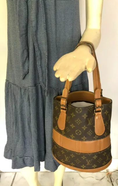 Vintage Louis Vuitton French Co. USA Monogram Bucket GM Hand Bag - Nina  Furfur Vintage Boutique