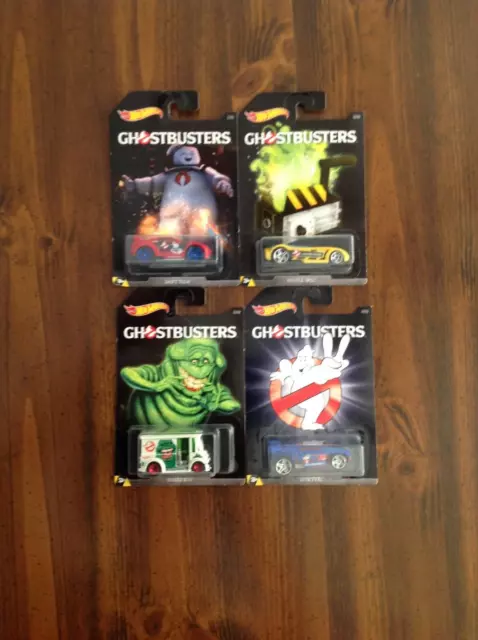 Hot Wheels Ghostbusters Collectors Set of 8 2016