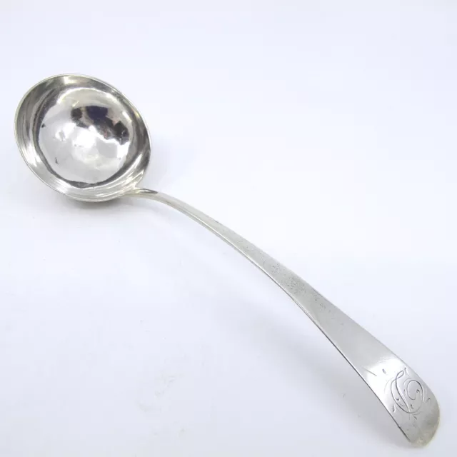 Sterling Silver Gravy Ladle Antique IRISH SCOTTISH PROVINCIAL CHANNEL ISLAND IRB