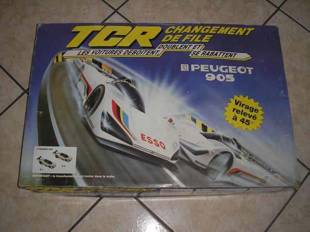 Circuit TCR Changement De File - Lot De 6 Courbes 90°, Occasion, Pour Circuit De Voitures Miniatures