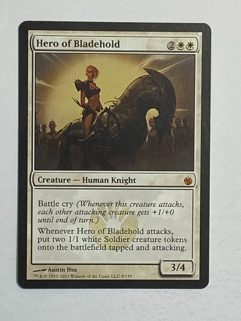 Hero of Bladehold - Mirrodin Besieged - NM/M - MTG - Magic The Gathering