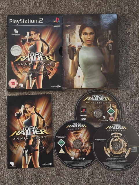 Jeu Tomb Raider Anniversary Pour PlayStation 2 (PS2) - Version 2007, éditeur Eidos - État Bon