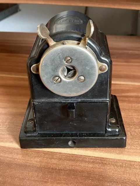 DDR vintage Bleistiftanspitzer Anspitzer Bakelit FTE