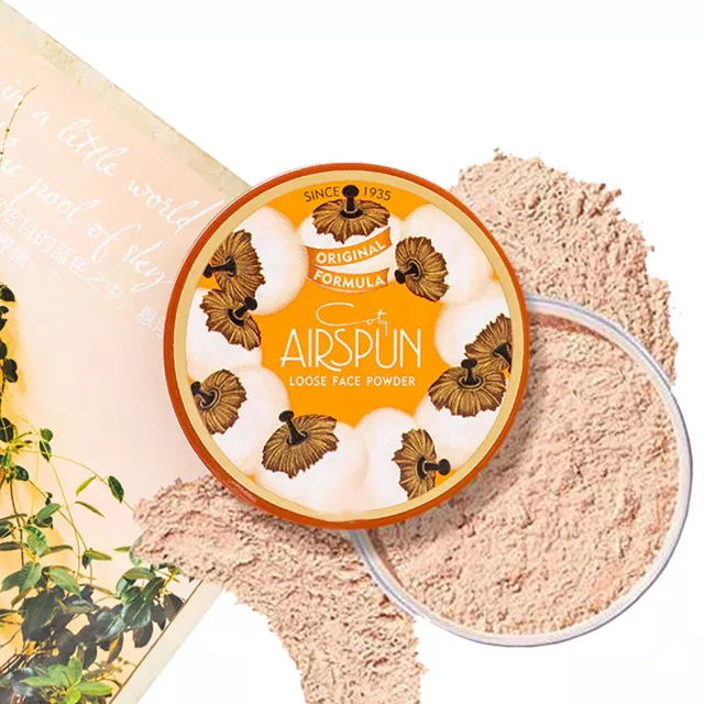 Airspun Loose Powder Translucent Powders Fade Fine Lines Waterproof Sweat🎀