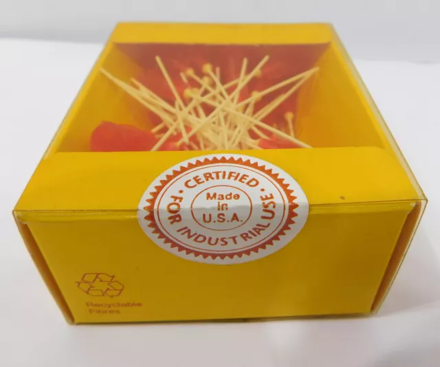Box of 50 ea EFD Dispensing Tips 5125PP-B .014X-1/2 Red 25PP (unopened)