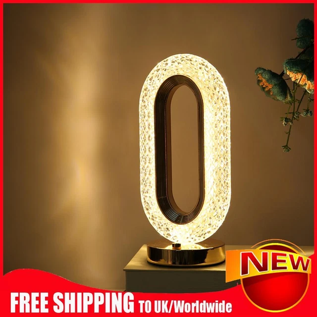 Luce da tavolo LED Diamante 3 colori oscuranti lampade notturne ornamento vacanze (3000 mAh)