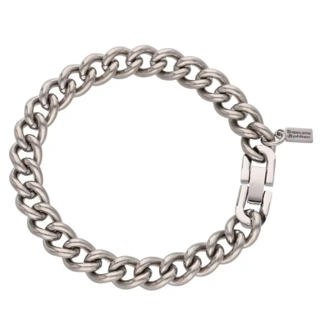 Phiten x KENKO Japan Titanium chain bracelet Kihei length 17cm