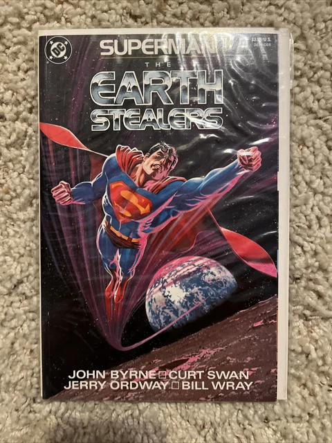 Superman The Earth Stealers Comics Book 1988 DC