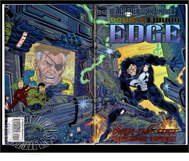 Double Edge: Alpha #1(8/95)Chromium Wraparound Cvr(Punisher)(9.8)Hot!!