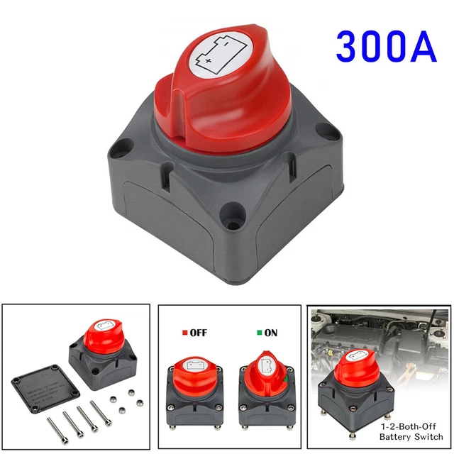 Interruttore di separazione batteria auto/veicolo interruttore principale 300 A interruttore di corrente barca marina