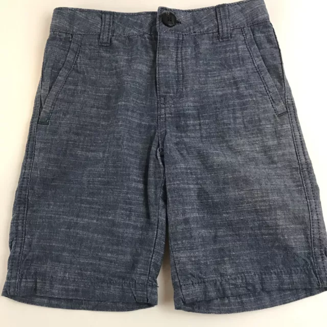 Boys Cherokee Blue Dress Shorts Flat Front Adjustable Waist NWOT