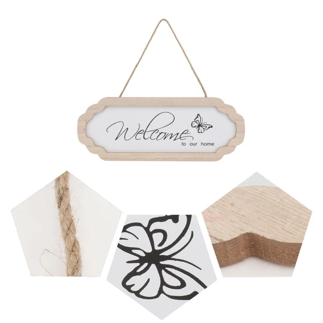 Pancarte "Hello World" En Bois – Annonce Naissance Bébé, Personnalisable
