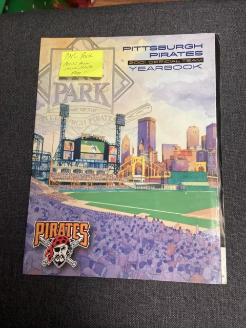 2001 Pittsburgh Pirates Official Team Yearbook--PNC Park Opening Day (O)