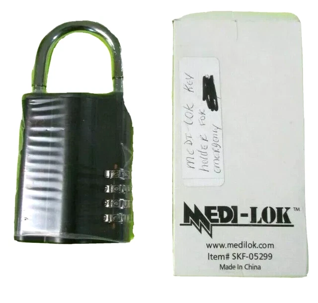NEW Medi-Lok Home Health Care Lock Box SKF-05299