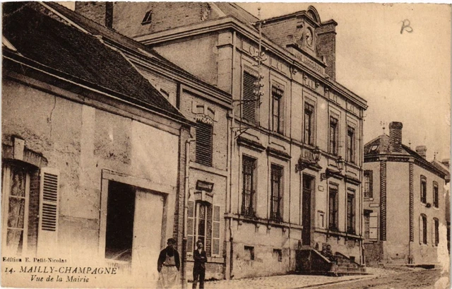 CPA MAILLY CHAMPAGNE City Hall View (490889)