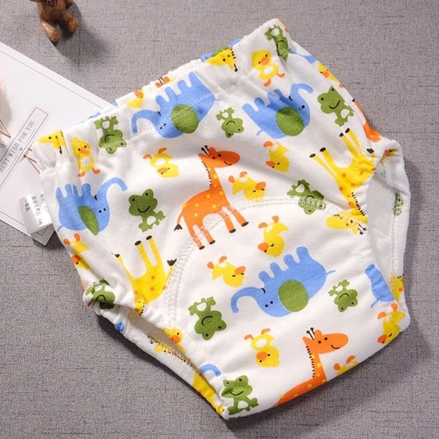 Baby Diaper Cloth Reusable Waterproof Breathable Cotton Training Pants Nappy 1Pc