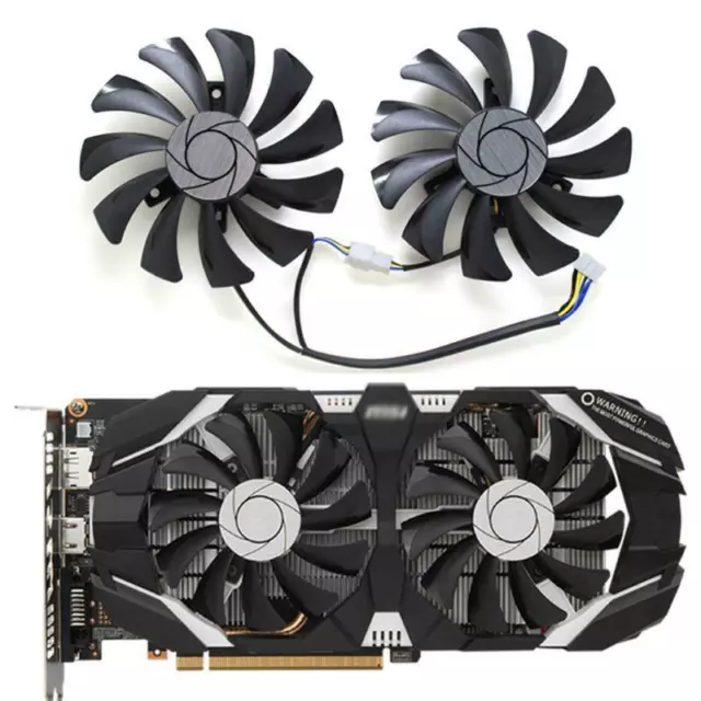 85MM HA9010H12F-Z 4Pin Cooler Fans Replacements For MSI GTX 1060 OC 6G GTX 960