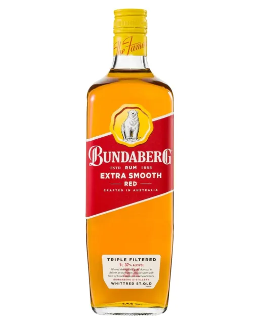Bundaberg Extra Smooth Red Rum 1L Bottle