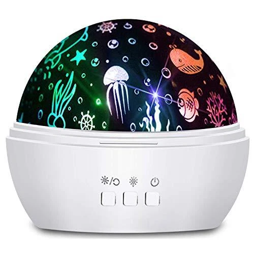 Moredig Veilleuse Bebe Veilleuse Etoile Projection Rotation Lampe Etoile Proj...