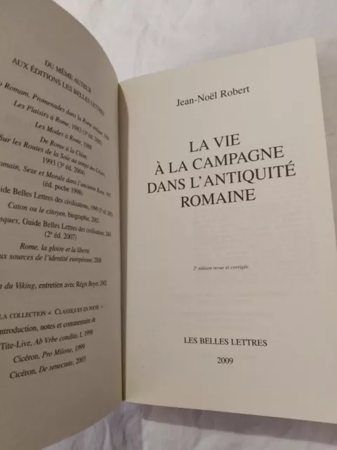 La Vie À La Campagne Dans L'antiquité Romaine De Jean Noël Robert 2