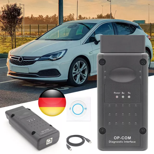 V1.99! OPEL OP COM Vauxhall OBD2 Diagnostic Code Reader Scanner Tool OPCOM Neu