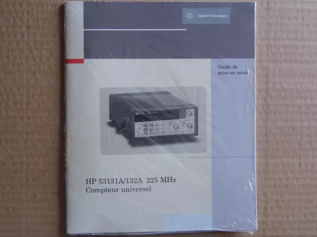 manuel guide mise en route pour HP 53131A/53132A 255Mhz compteur universel (fr)