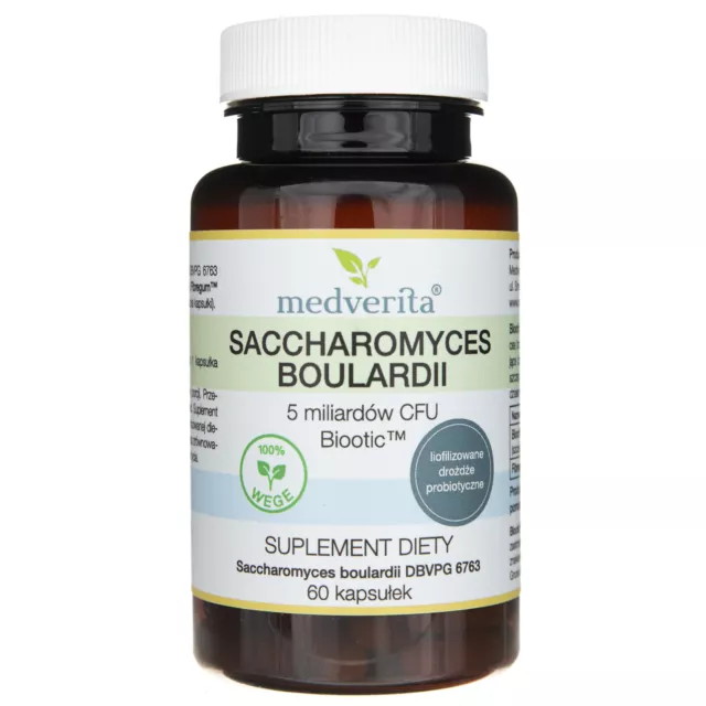 Medverita Saccharomyces boulardii Biootic™ 5 miliardi di CFU, 60 capsule