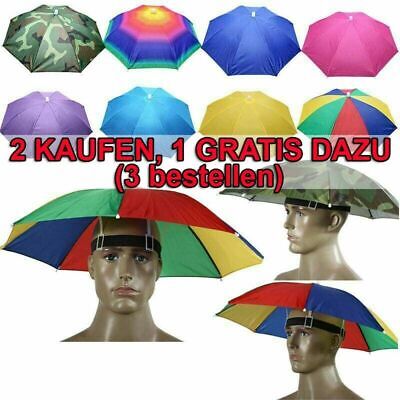 TOMMY LAMBERT Regenschirm Regenhaube Hut Schirm Im Freien Angeln Schirmmütze Taschenschirme Stockschirme Elastisches Stirnband Hut Regenschirm 55cm 