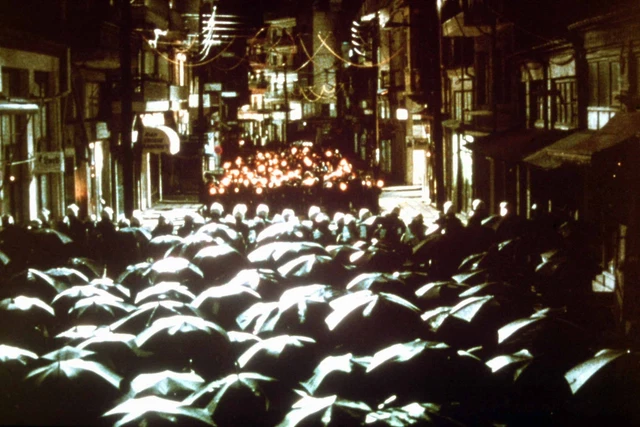 DER BLICK DES Odysseus Harvey Keitel 8 Dias 5x5cm gerahmt (2458