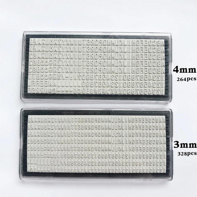 Transparent Und Genau Typ Platte for Digital Brief Stempel 3mm/4mm/64mm Arten