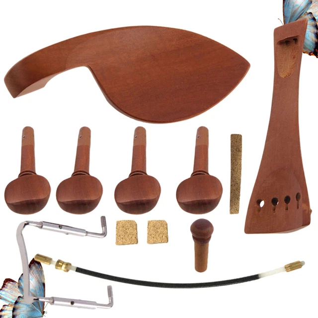 4PCS Violin Tuning Pegs Tuners Machine Heads G/D/A/E Finetune Geared Violin Peg Set For 4/4 3/4 Acoustic Violinos - 18