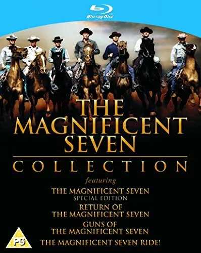 The Magnificent Seven Collection [Blu-ray] [1960] [Region Free] [DVD][Region 2]