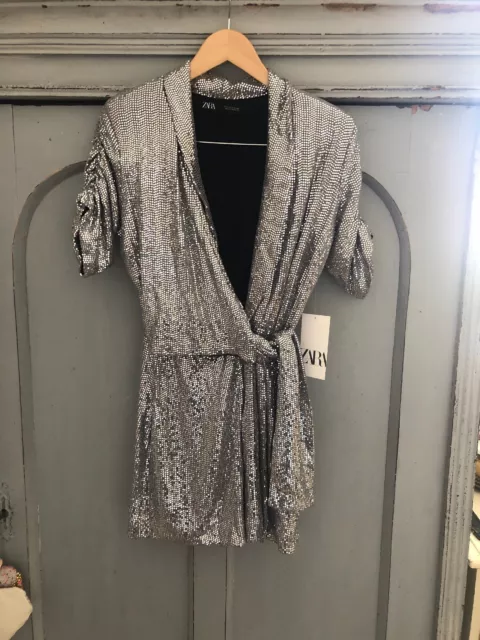 Shiny jumpsuit zara on sale