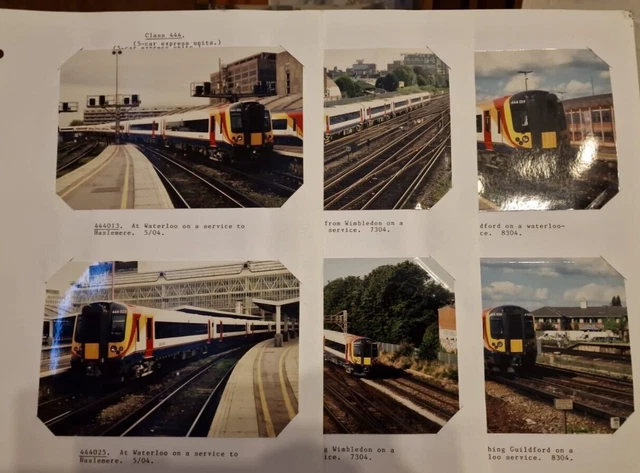 Class 444 Reference PHOTO COLLECTION (10 images) Class 444 locomotives in South West Trains ...
