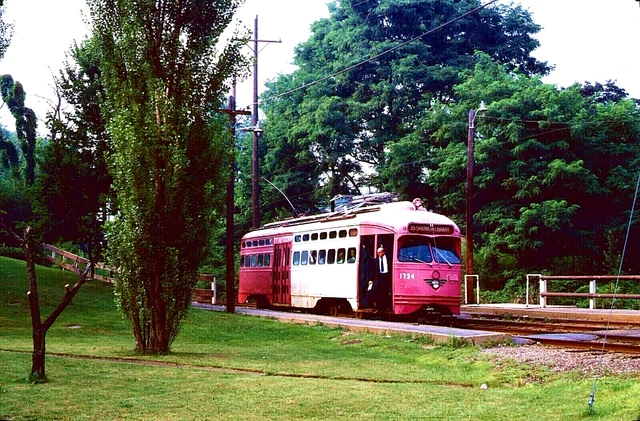 Original Kodachrome Slide Pittsburgh Pcc #1734 Rt 35 Hillcrest July 16, 1982