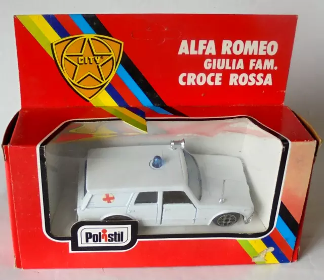 Alfa Romeo Giulia Familiare Coce Rossa CE14 1/43 Scale Diecast Metal 1977