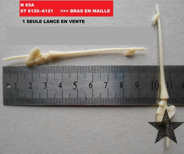 Figurine Résine Moyen-âge Starlux - Bras En Maille Avec Hache, échelle 54-60mm, à Peindre