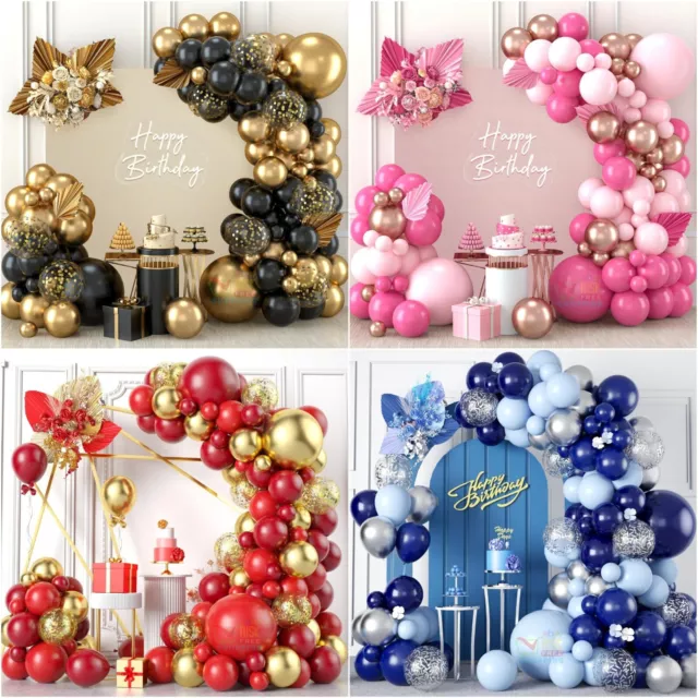 Balloon Arch Kit +Balloons Garland Birthday Wedding Party Baby Shower Decor UK 2