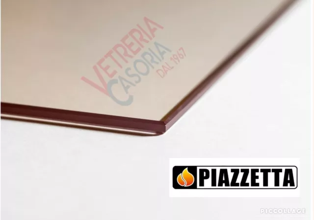 VETRO CERAMICO 25,5 cm x 30,5 cm modello (MONIA, PIAZZETTA) spessore 4mm