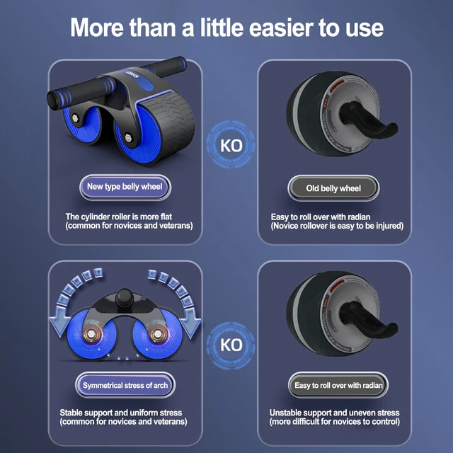 Abdominal Wheel Belly Wheel Belly Wheel Double Wheels Muscles Brand New High Quality