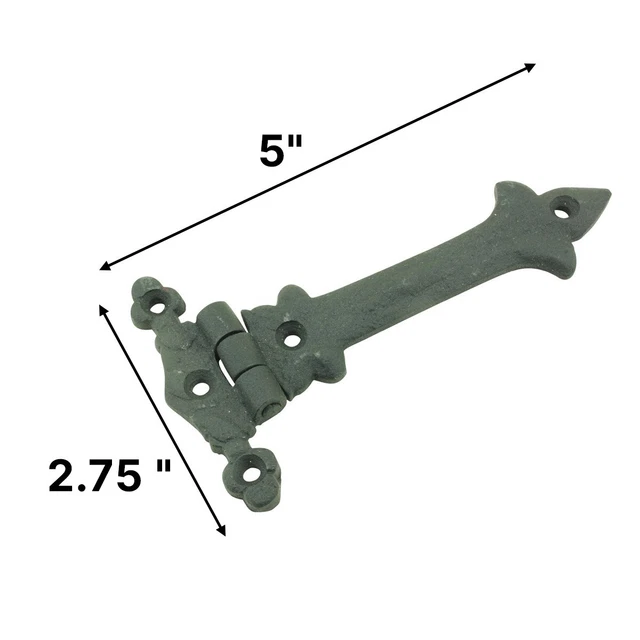 Black Wrought Iron Cabinet Strap Hinges Barn Door Hardware Renovators Supply 2