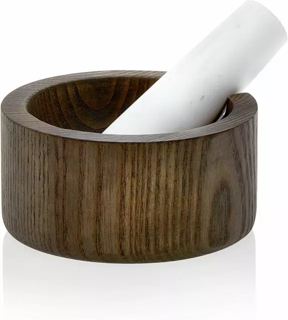 Libbey Handmade Mortar & Pestle Set Create Your Own Spice Blends  New!