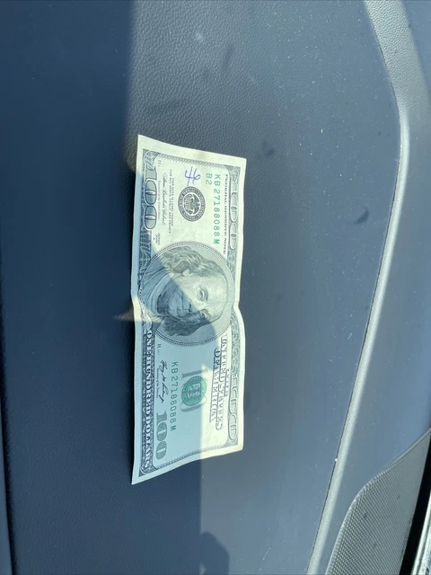 Off Center $100 Dollar Bill  Print Error Series 2006