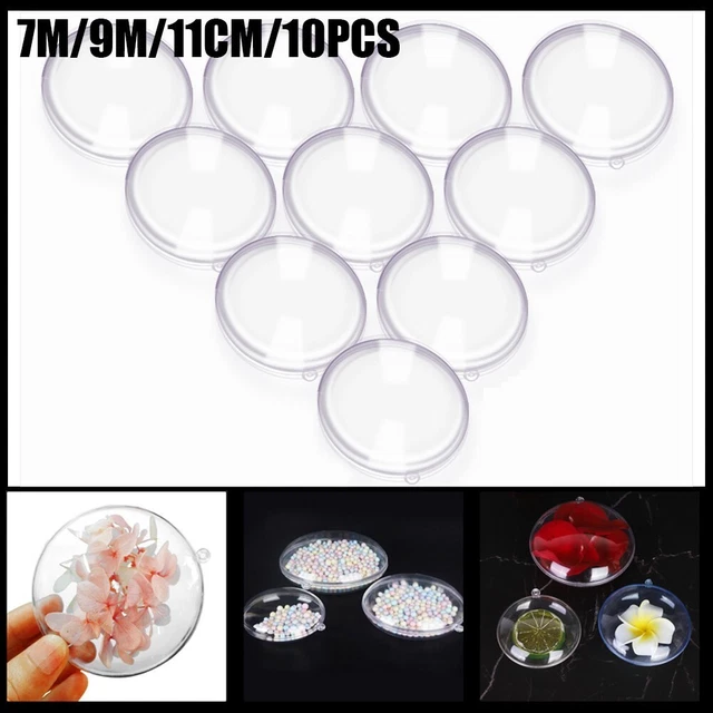 Plastic Clear Flat Ball Home Decor Wedding Candy Christmas Gifts Box Home Decor