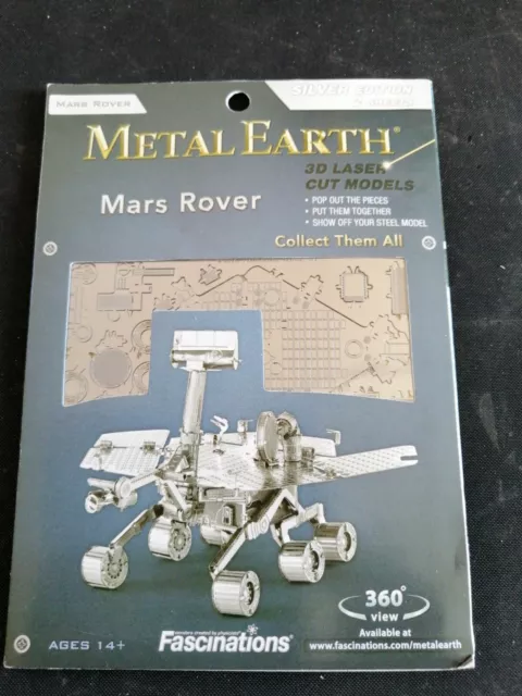 Toys métal MARS ROVER metal Earth 3d Lazer cut model Fabricant Fascinations