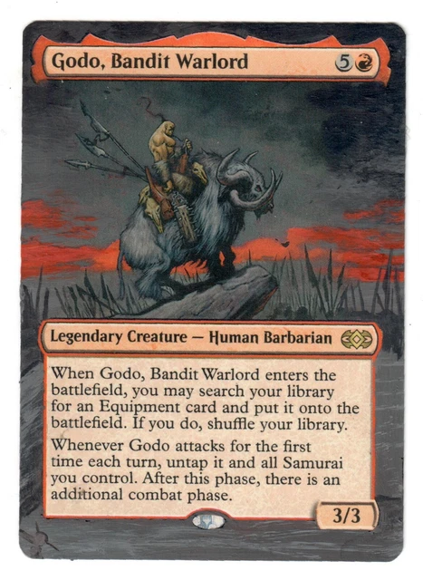 Godo Bandit Warlord 1x FOIL CHK MTG Champions Kamigawa Rare MINT red Godo Bandit Warlord 1x FOIL CHK MTG Champions Kamigawa Rare MINT red