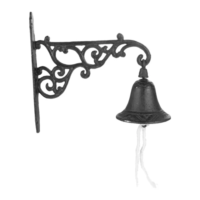 Household Wall Mounted Iron Door Ring Bell Bar Store Bell Knockers Home Decor