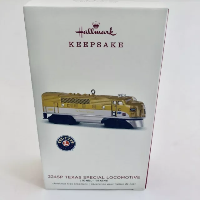 Hallmark 2018 2245P Texas Special Locomotive Lionel Trains Limited Ed Ornament