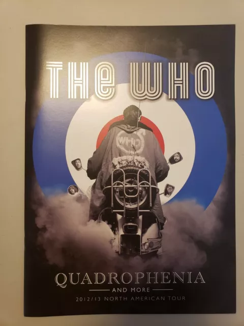 The Who Quadrophenia And More 2012/2013 North American Tour Concert Program Book