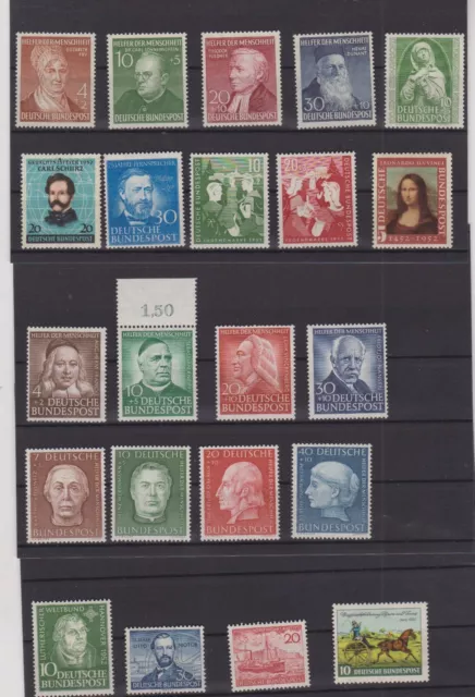 Bund 1950er Jahre Lot**,   Postfrisch (113)